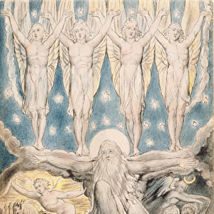 The Creation, page 14 from Illustrations of the Book of Job after William Blake