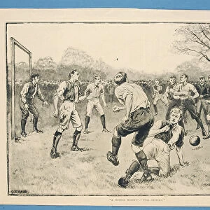 A Critical Moment - Well Centred, from The Illustrated Sporting and Dramatic News, 21st March 1891 (litho)