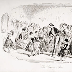 The Dancing School, illustration from Bleak House by Charles Dickens (1812-70)