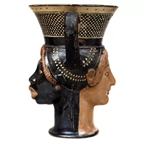 Double head shaped kantharos, end of the 6th century BC