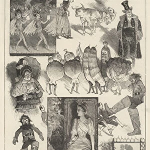 The Drury-Lane Pantomime, "Jack and the Beanstalk"(engraving)