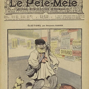 Elections. Illustration for Le Pele-Mele, 1902 (colour litho)