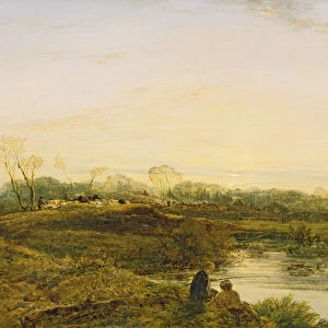 Evening, Bayswater, 1818 (oil on panel)