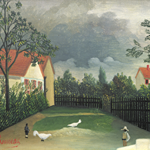 The Farm Yard, 1896-98 (oil on canvas)