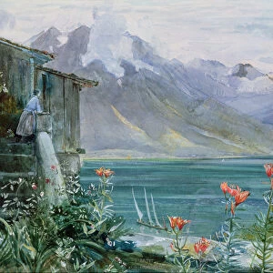 Ferritet, Lake Geneva, 1882 (w / c)
