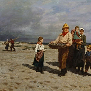 Fish Catch, 1877 (oil on canvas)