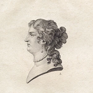 Francoise d Aubigne, Madame de Maintenon (engraving)