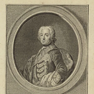 Frederick III, King of Prussia, Elector of Brandenburg, Supream Duke of Silesia and Defender of the Protestant Religion in Germany (engraving)