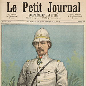 General Alfred Amedee Dodds (1842-1922) in Dahomey, from Le Petit Journal