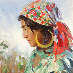 Gipsy Girl, Marusia Kwiek, c. 1920 (oil on canvas)
