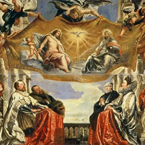 The Gonzaga Family in Adoration of the Holy Trinity (oil on canvas)