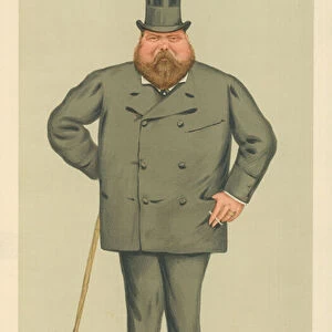 His Grace the Duke of Wellington, The Iron Dukes Grandson, 3 January 1885, Vanity Fair cartoon (colour litho)