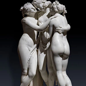 The three Graces, 1812-17 (marble)