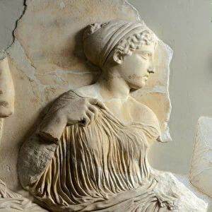 Greek art: "the goddess Artemis"frieze of the parthenon