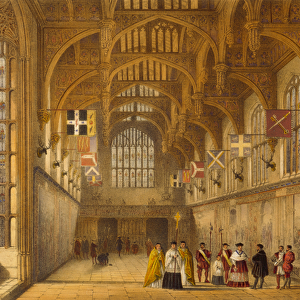 The Hall, Hampton Court, c. 1600, from Architecture of the Middle Ages