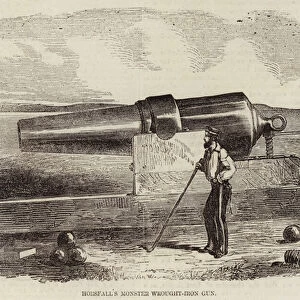 Horsfalls Monster Wrought-Iron Gun (engraving)