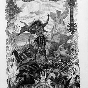 Illustration by Georges Antoine Rochegrosse (1859-1938) for the novel "Salammbo"