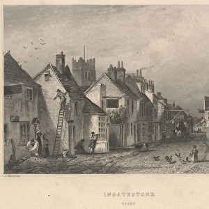 Ingatestone, Essex, print made by John Henry Henshall, 1839 (etching)