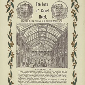 The Inns of Court Hotel (engraving)