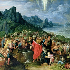 The Israelites on the Bank of the Red Sea, 1621 (oil on canvas)