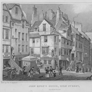 John Knoxs House, High Street, Edinburgh (engraving)