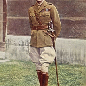 King Edward VIII when Prince of Wales (colour photo)
