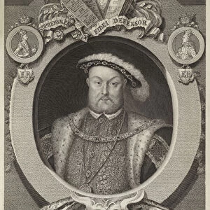 King Henry VIII of England (engraving)