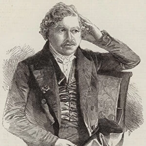 The Late M Daguerre (engraving)