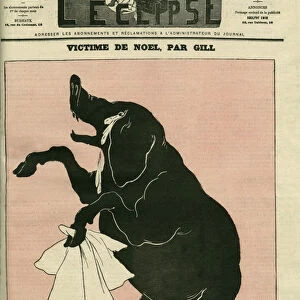 Le porc "victim de noel". Cover in "L Eclipse"
