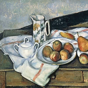 Still Life of Peaches and Pears, 1888-90 (oil on canvas)