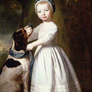 Little Boy with a Dog, c. 1757 (oil on canvas)