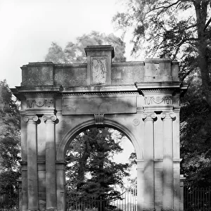 The London Arch at Croome Court, from The Country Houses of Robert Adam, by Eileen Harris, published 2007 (b/w photo)