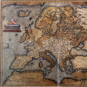 Map of Europe, 16th century