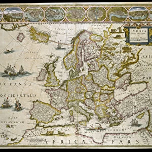 Map of Europe. (engraving, 1638)