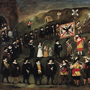 Members of the Brotherhood of St. Barbara of Dunkirk in 1633 (oil on canvas)