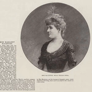 Miss Macintyre, Royal Italian Opera (engraving)