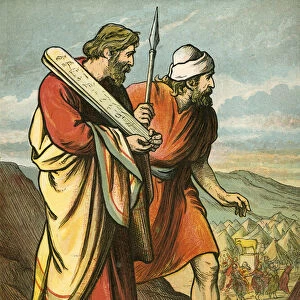 Moses and Joshua seeing the Golden Calf