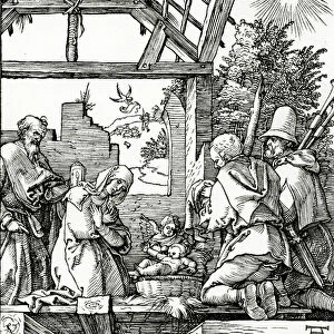 Nativity, from the Small Passion, 1510 (woodcut)