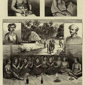 Notes in the Samoan Islands (engraving)
