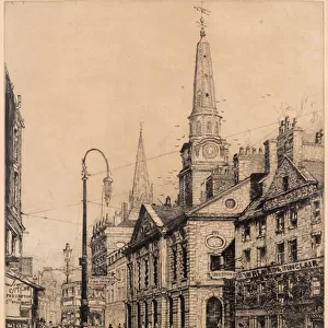 Old Town House, Dundee, c. 1930 (etching)