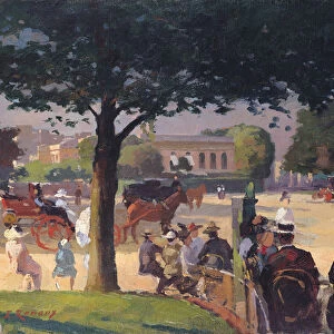 The Palais Rose, Paris (oil on canvas)