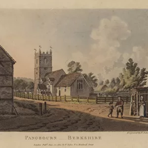 Pangbourne, Berkshire (coloured engraving)
