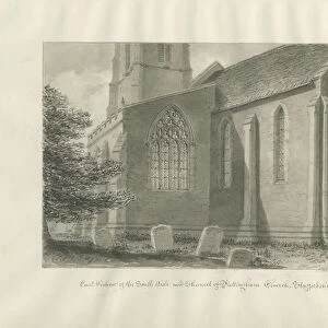 Pattingham Church - East Window: sepia drawing, 1846 (drawing)