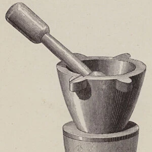 Pestle and Mortar (engraving)