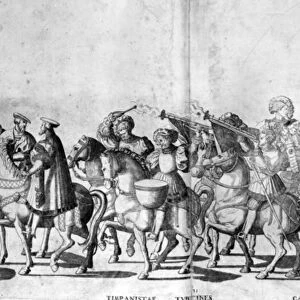 Plate 30 and 31 of the Entry of Pope Clement VII and Emperor Charles V into Bologna