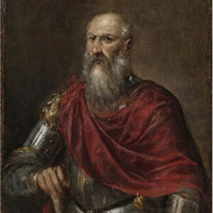 Portrait of Admiral Francesco Duodo (1518-1592), by Titian (1488-1576). Oil on canvas