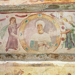 Portrait of Aelia Arisuth, from the Tomb of Aelia Arisuth (fresco)