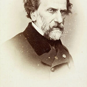 Portrait of Ambroise Thomas, 1860s (b/w photo)