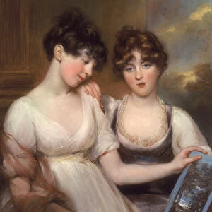 Portrait of Anne and Maria Russell, 1804 (coloured chalks and pastel)