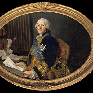 Portrait of Cesar Gabriel (1712-1785) Count of Choiseul - Chevigny, Duke of Praslin